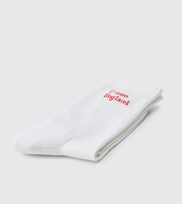 بوهو مان  اكسسوارات - أبيض Calf Length Socks
