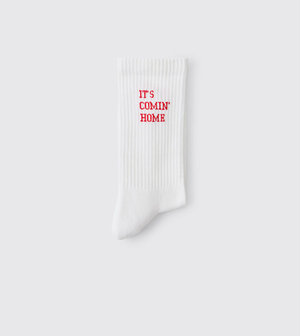 بوهو مان  اكسسوارات - أبيض Calf Length Socks