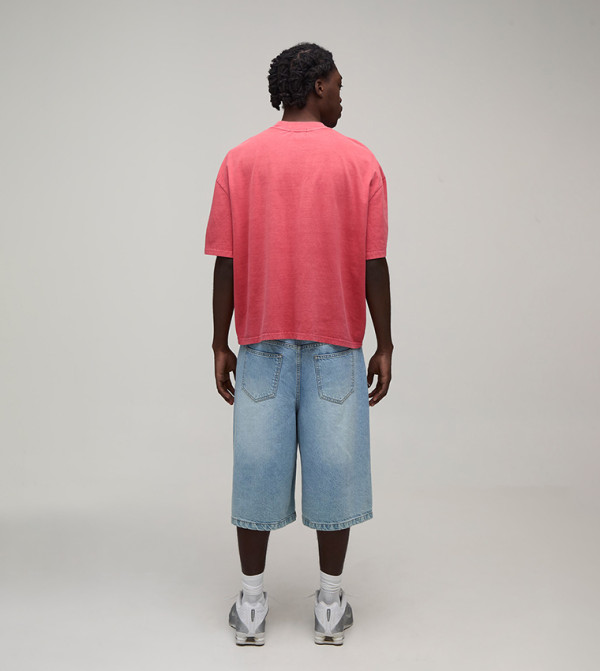 boohooMAN boohooMAN - Red Round Neck T-Shirts