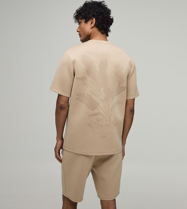 بوهو مان  أطقم ملابس - بيج Co-Ord Set