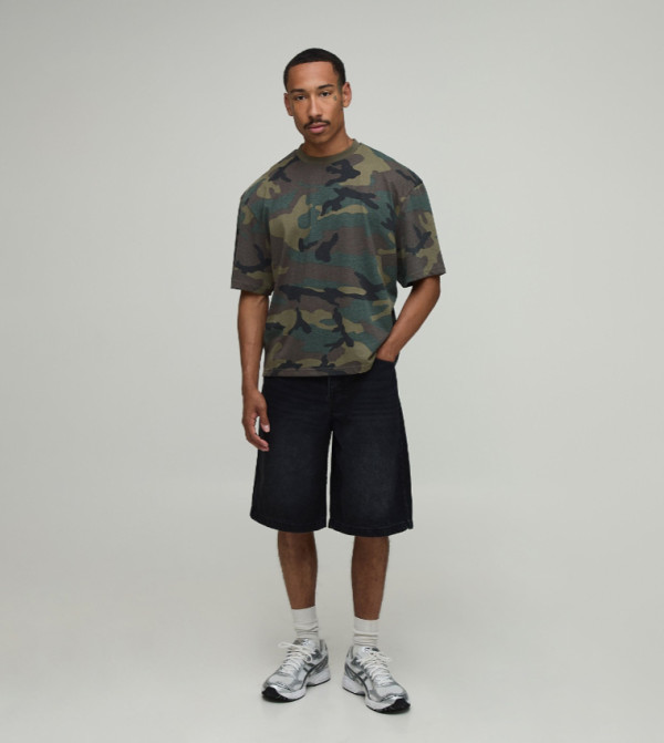 boohooMAN  Casual T-Shirts - Multi Round Neck T-Shirts