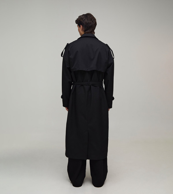 boohooMAN  Overcoats - BLACK Overcoats