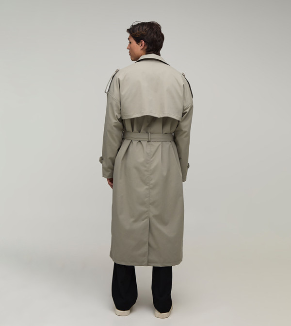 boohooMAN  Overcoats - Green Overcoats