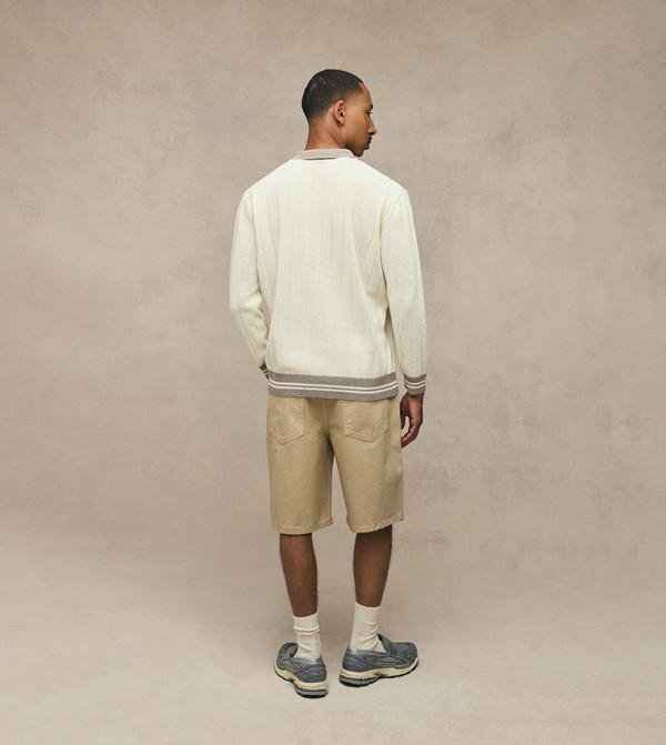 boohooMAN boohooMAN - Beige Denim shorts