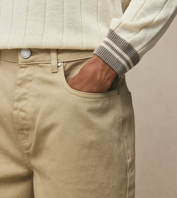 boohooMAN boohooMAN - Beige Denim shorts