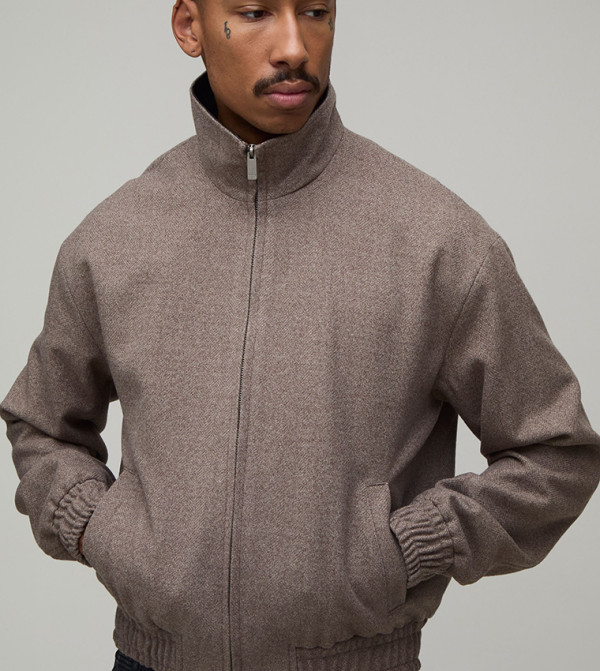 boohooMAN  Casual Jackets - Taupe Casual Jackets