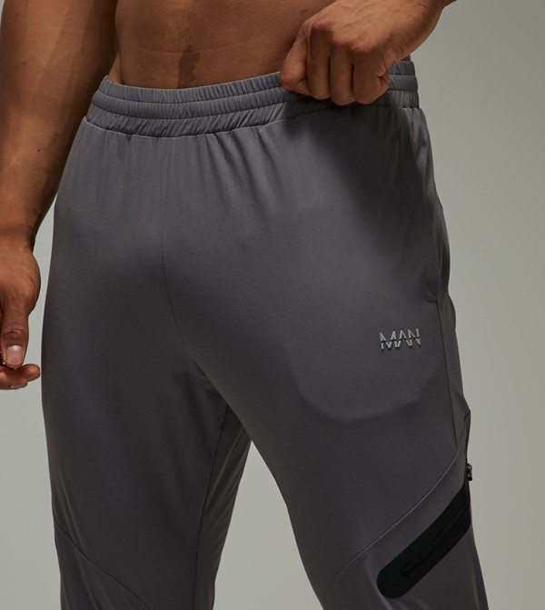بوهو مان ملابس رياضة - رمادي Track Pants & Joggers