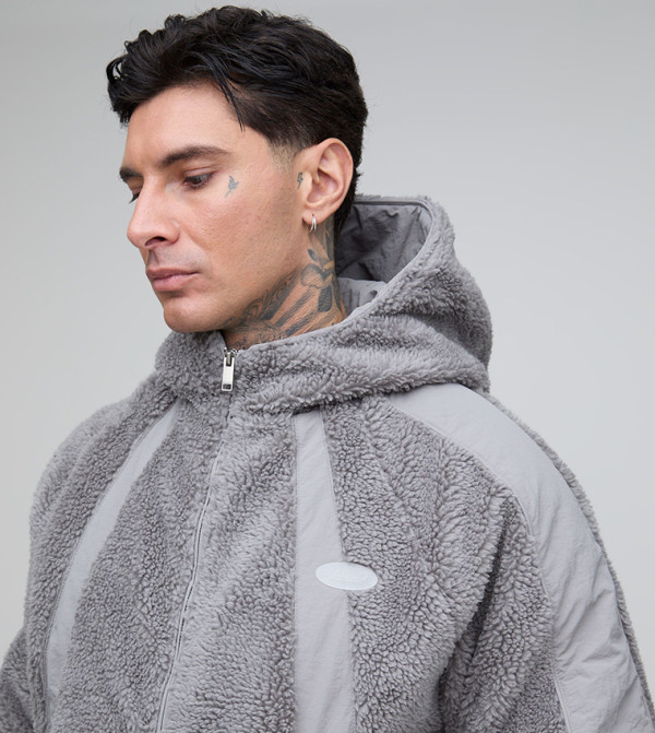 boohooMAN  Jackets & Coats - Grey Casual Jackets