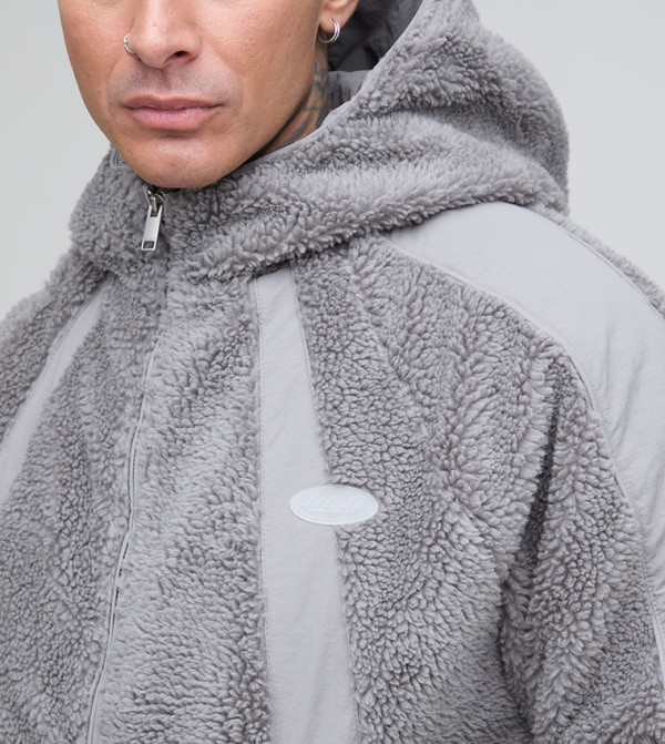 boohooMAN  Jackets & Coats - Grey Casual Jackets