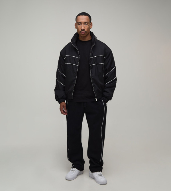 boohooMAN  Pants & Chinos - BLACK Casual Pants