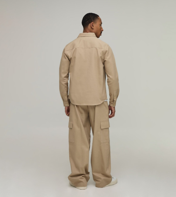 بوهو مان  أطقم ملابس - بيج Co-Ord Set