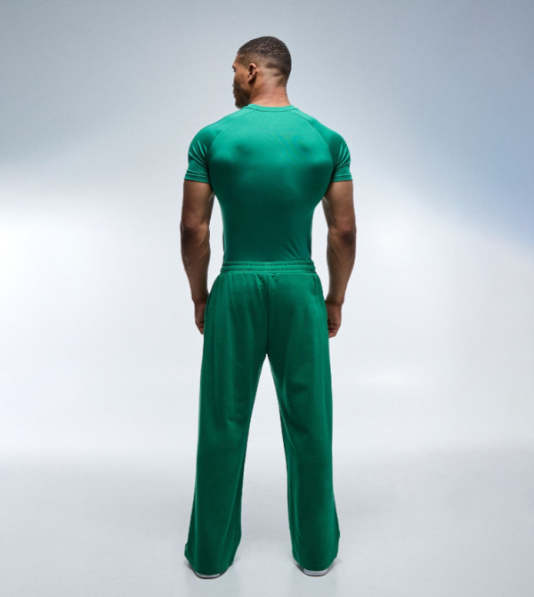 boohooMAN  T-Shirts & Vests - Green T-Shirts & Vests