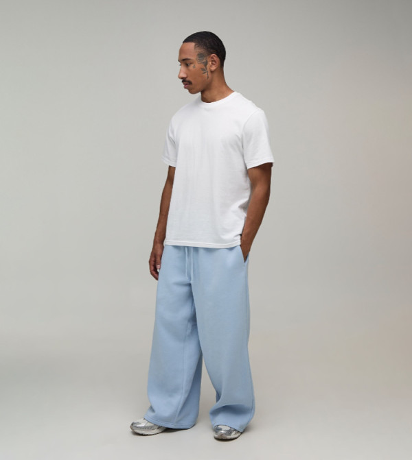 boohooMAN boohooMAN - Blue Joggers