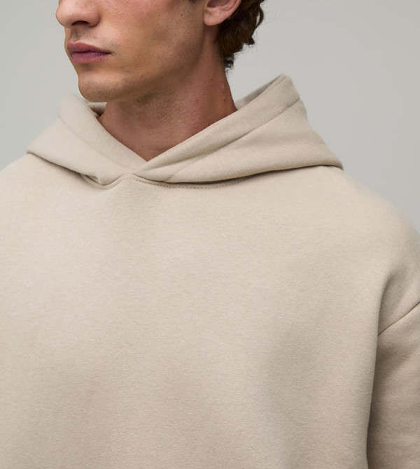 boohoo  Hoodies - Beige Hoodies