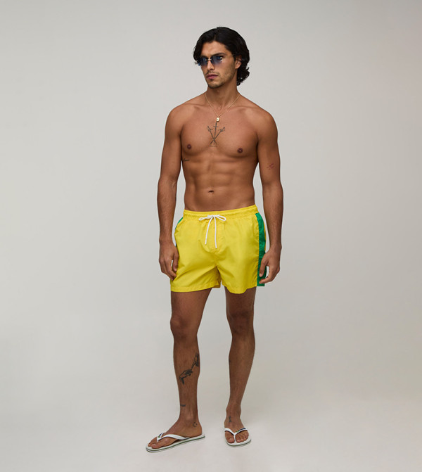 boohooMAN  Swimwear - Yellow Bottoms