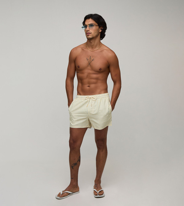 boohooMAN  Swimwear - Yellow Bottoms