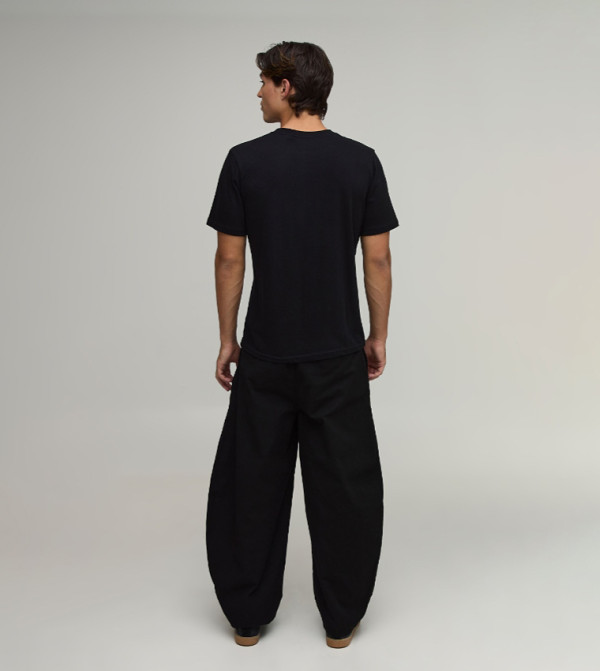 boohooMAN Casual Pants - BLACK Casual Pants