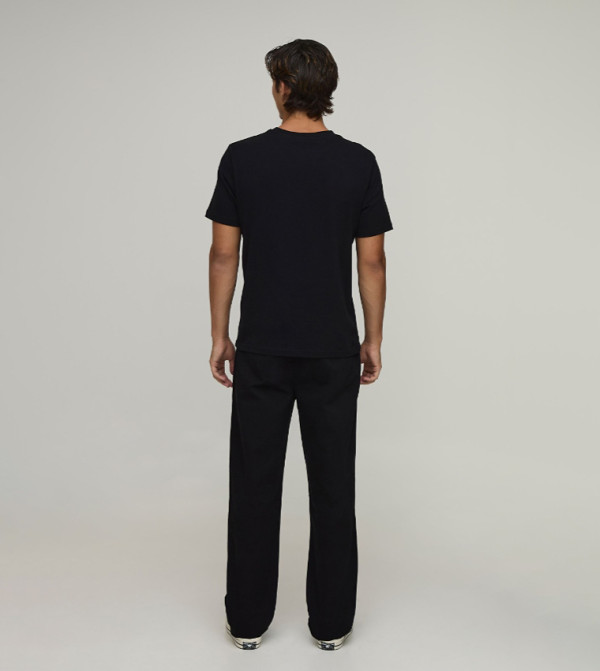 boohooMAN  Pants & Chinos - BLACK Casual Pants