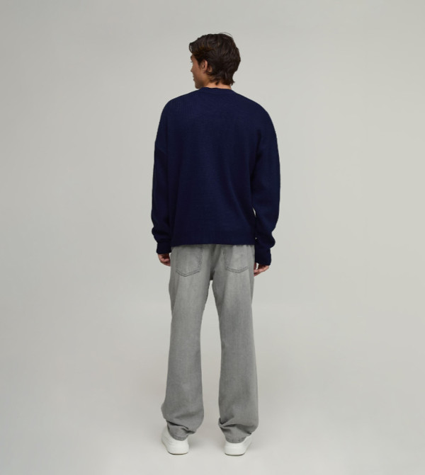 boohooMAN  Cardigans - Navy Cardigans