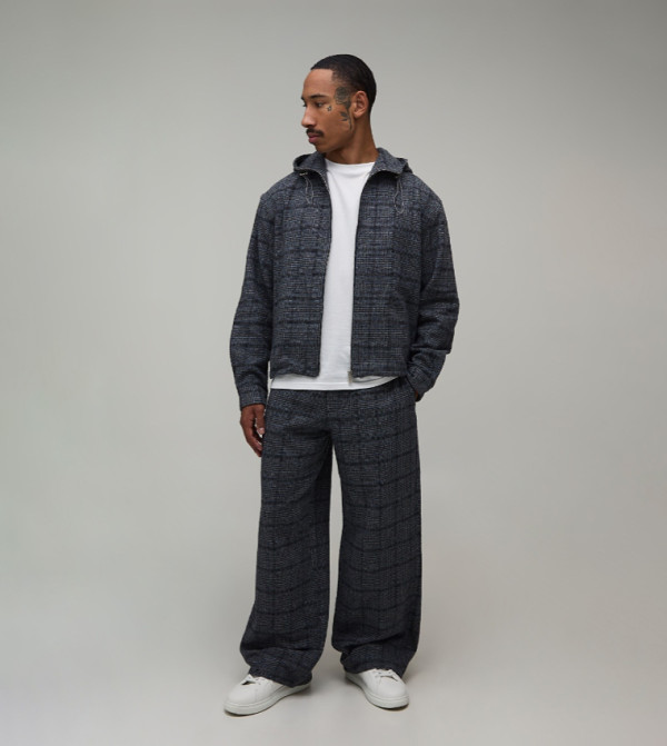 boohooMAN Casual Pants - Grey Casual Pants