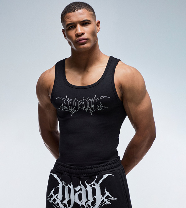 boohooMAN boohooMAN - BLACK T-Shirts & Vests