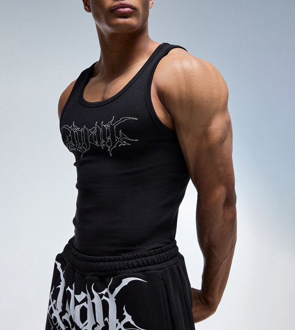 boohooMAN boohooMAN - BLACK T-Shirts & Vests