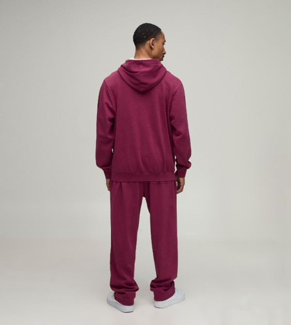 boohooMAN  Clothing Set - Burgundy Co-Ord Set