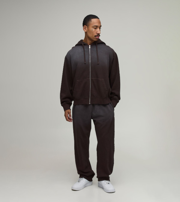 boohooMAN  Clothing Set - Dark Brown Co-Ord Set