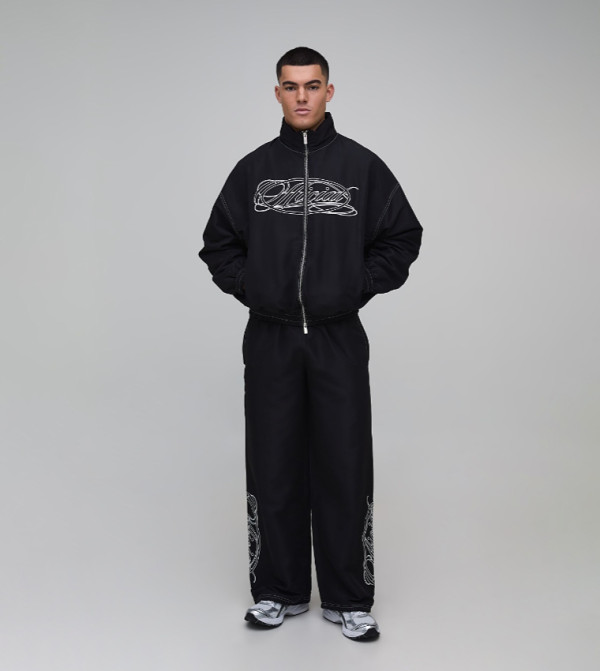boohooMAN  Track Suit - BLACK Track Suits