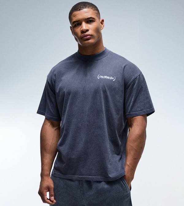 boohooMAN  Sportswear - Navy T-Shirts & Vests