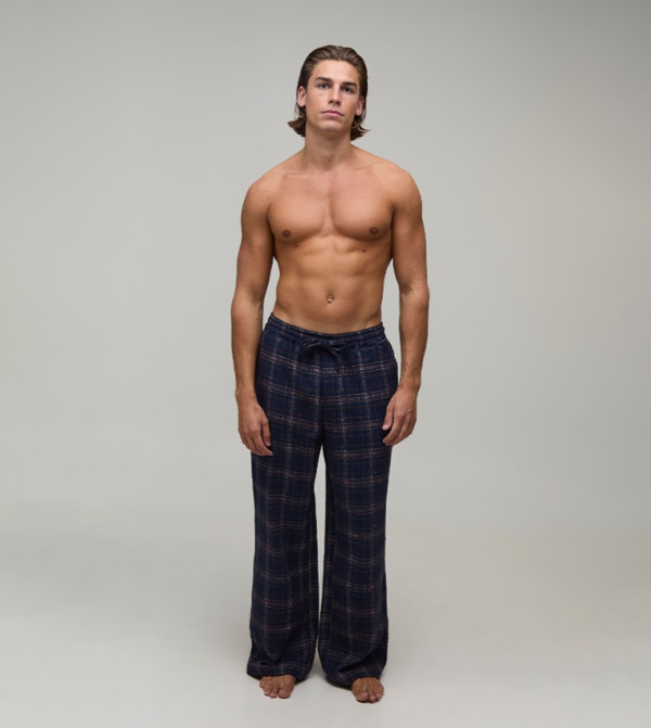 boohooMAN  Sleepwear - Navy Bottoms