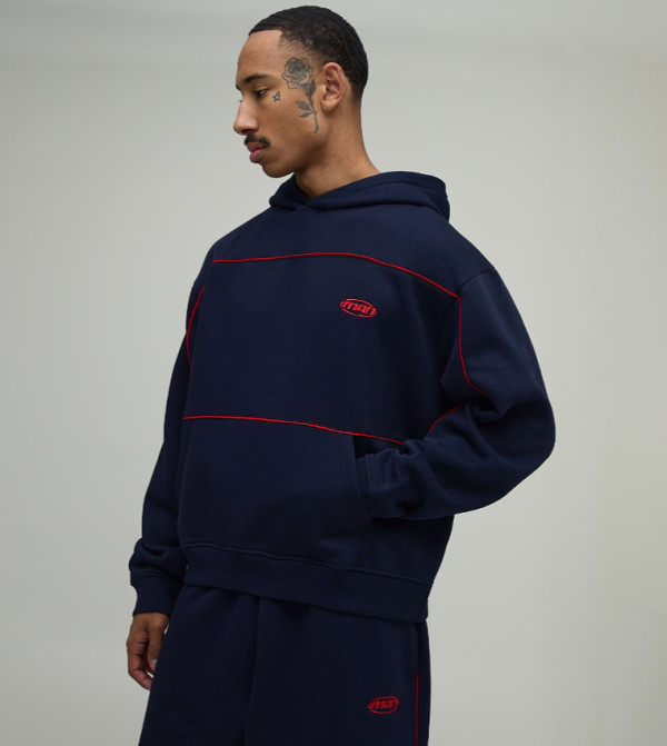 بوهو مان  أطقم ملابس - كحلي Co-Ord Set