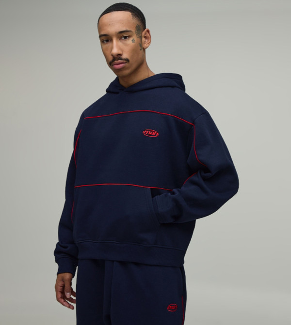 بوهو مان  أطقم ملابس - كحلي Co-Ord Set