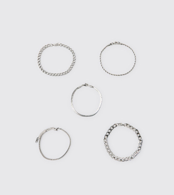 boohooMAN  Jewellery - Silver Bracelets