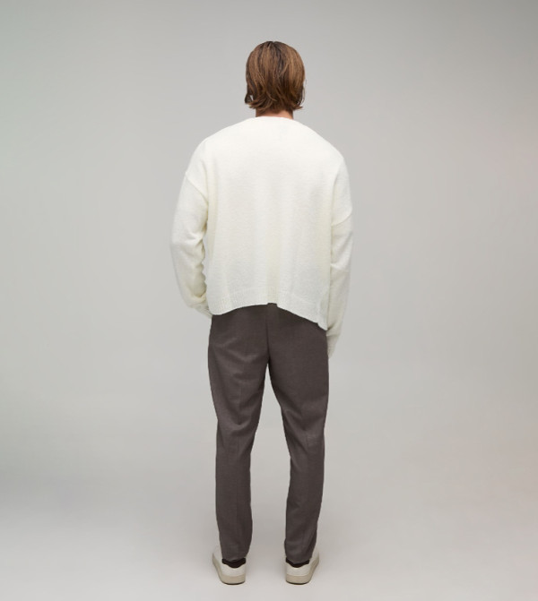boohooMAN Casual Pants - Beige Casual Pants