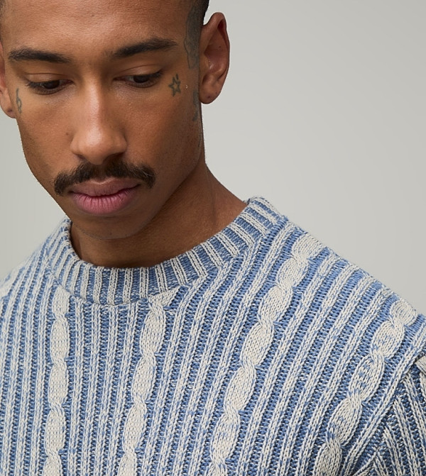 boohooMAN  Round Neck Sweaters - Multi Round Neck Sweaters