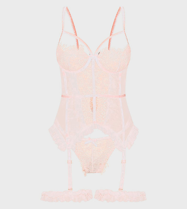 بريتي ليتل ثينغ  لانجري - وردي Lingerie Sets