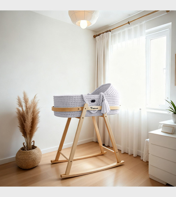 Teknum  Baby Bedding Sets & Pillows - Grey Baby Bedding Sets & Pillows