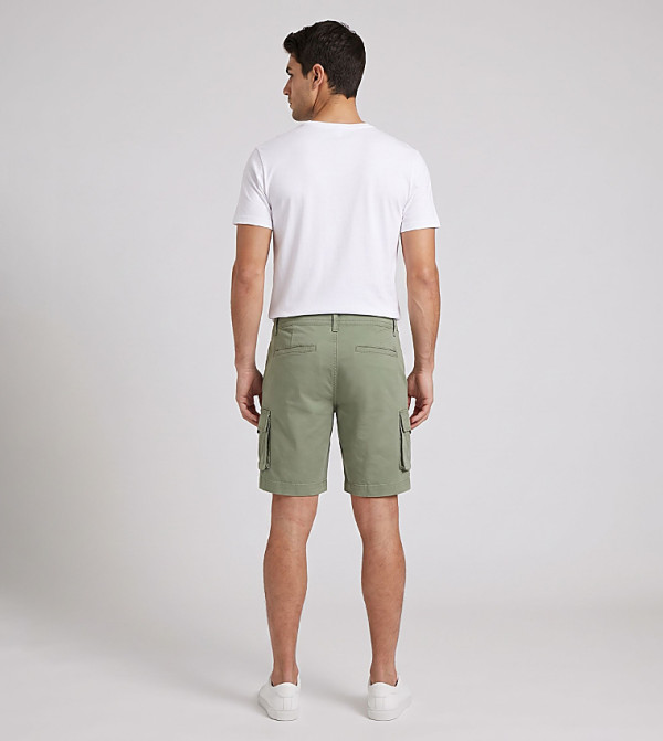 كاميتشيسيما  شورت كارجو - سراويل كارجو - زيتي  Cargo Shorts