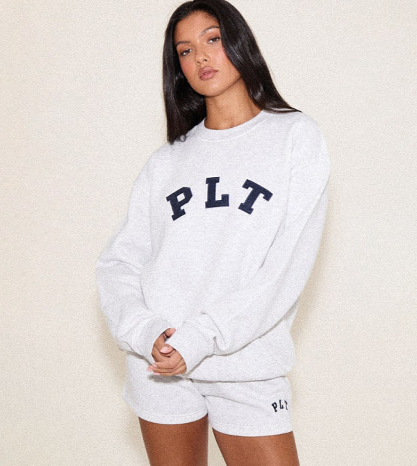 PrettyLittleThing  Shorts - Grey Casual Shorts