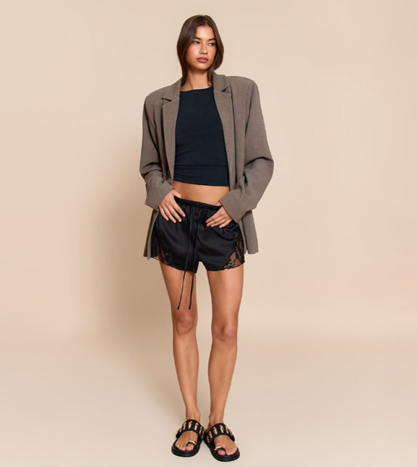 PrettyLittleThing  Shorts - BLACK Casual Shorts