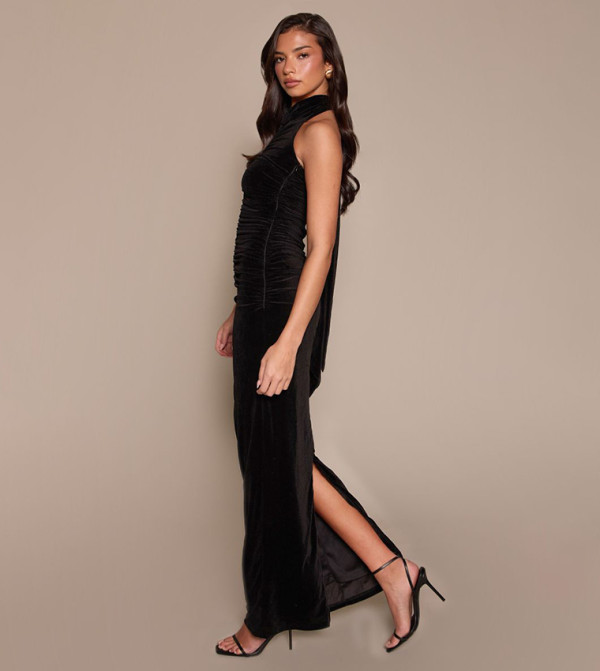 بريتي ليتل ثينغ  modest-dressing - أسود Maxi Dresses