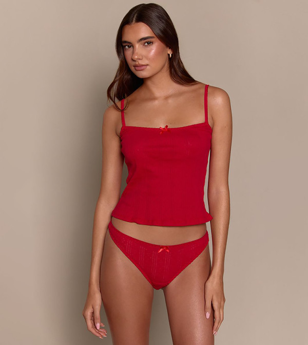 PrettyLittleThing Slips - Red Slips
