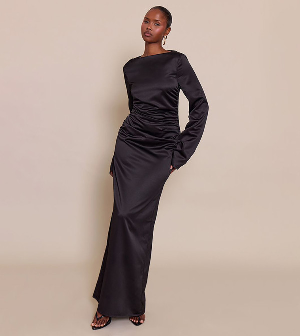 بريتي ليتل ثينغ  modest-dressing - أسود Maxi Dresses