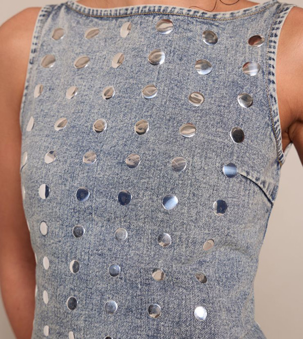 بريتي ليتل ثينغ  توبات قصيرة - أزرق Cropped Tops