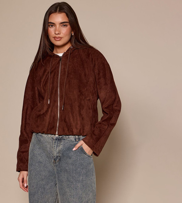 PrettyLittleThing PrettyLittleThing - Brown Casual Jackets