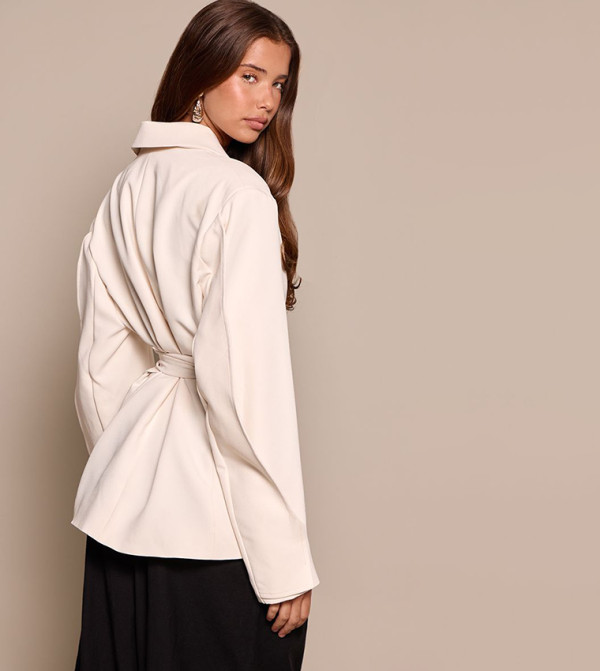 PrettyLittleThing  Blazers - Cream Blazers