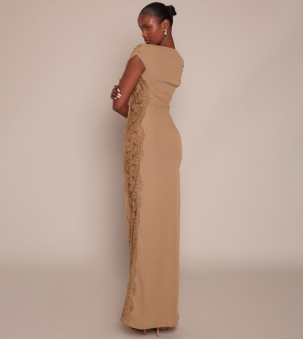PrettyLittleThing  Maxi Dresses - Beige Maxi Dresses