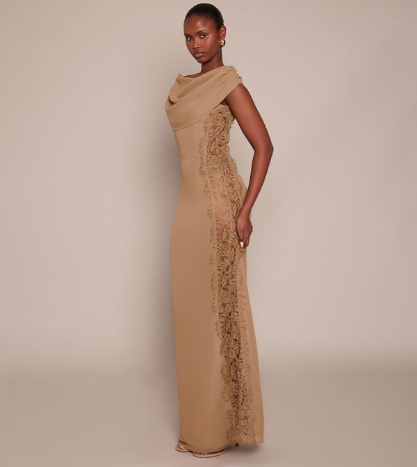 PrettyLittleThing  Maxi Dresses - Beige Maxi Dresses