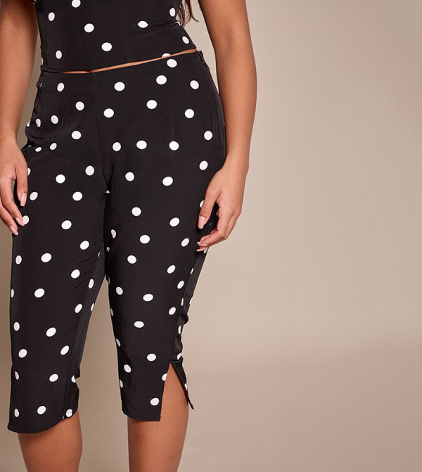 PrettyLittleThing Pants & Leggings - BLACK Pants & Leggings